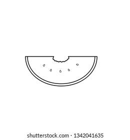 water melon food vector icon