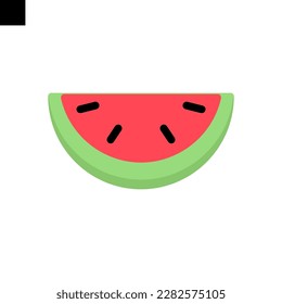 water melon icon style vector