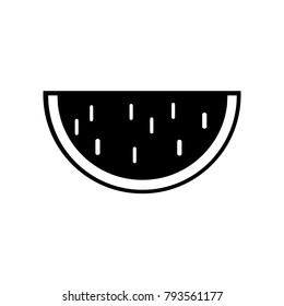 water melon Icon in trendy flat style isolated on white background. symbol for your web site design logo, app, UI. Flat design Vector Illustration EPS