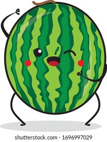 Water Melon Illustration for Cartoon Comic or Logo