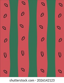 Water melon themed pattern. It can be used for printing on covers or gift paper.
It is summer inspired because what else would be better than a cold piece of water melon in summer!