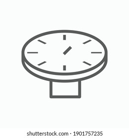water meter icon, meter vector