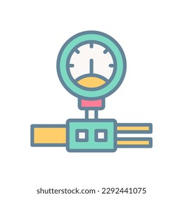 water meter icon for your website design, logo, app, UI.