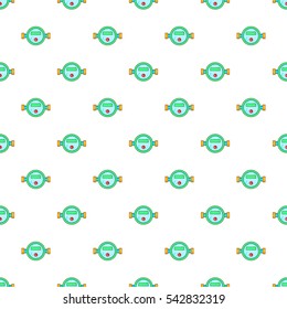 Water meter pattern. Cartoon illustration of water meter vector pattern for web