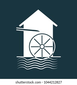 Water Mill silhouette