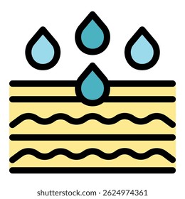 Water is moisturizing dry skin, making it soft and hydrated, a concept perfect for skincare and beauty products