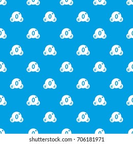 Water molecule pattern repeat seamless in blue color for any design. Vector geometric illustration