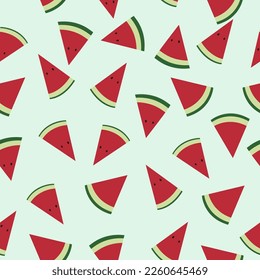 Water molon seamless pattern, vector background.