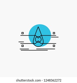 water, Monitoring, Clean, Safety, smart city Line Icon