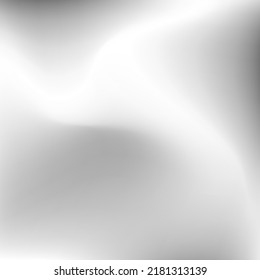 Water Monochromatic Dark Metallic Blurry Texture. Light Calm Liquid Silver Wallpaper. Aluminium Curve Wavy Sky Fluid Gradient Background. Soft Blurred Grey Dynamic Calm Swirl Gradient Mesh.
