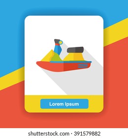 water motor flat icon