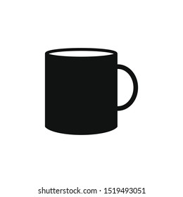 Water Mug Icon. Flat style vector EPS.