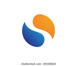 Water nature logo and symbols
