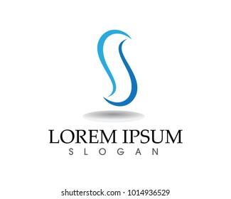 Water nature logo and symbols template icons app
