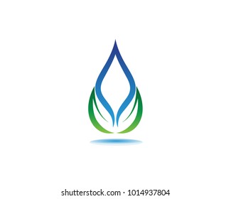 Water nature logo and symbols template icons app
