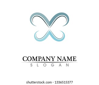 Water nature logo and symbols template icons app
