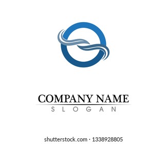Water nature logo and symbols template icons app
