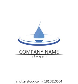 Water nature logo and symbols template icons app
