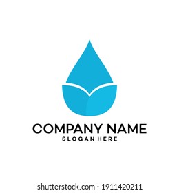 Water Drop Human Check Logo Vector Stock Vector (Royalty Free ...