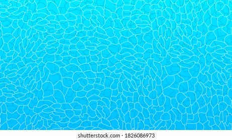 Estilo de diseño de vectores de sombra de plantilla de onda de naturaleza de agua
