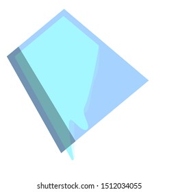 Water object vector abstract isolated 