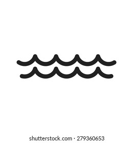 Water, ocean, swimming pool icon vector image. Can also be used for energy and technology. Suitable for web apps, mobile apps and print media.