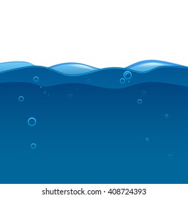 Water ocean vector illustration