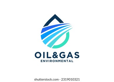 water or oil drop logo vector Design Template.