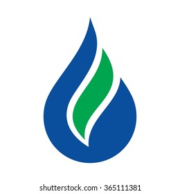 water or oil drop logo vector.