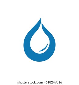 Water or Oil Drop Logo Vector 