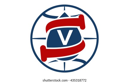 Water Oil Pipes World Letter V