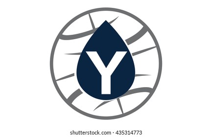 Water Oil World Letter Y