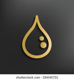 Water on dark background,clean vector