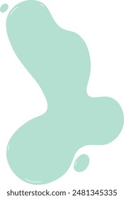 Water Paddle Abstract Vector Illustration
