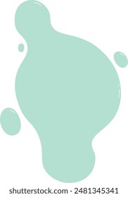 Water Paddle Abstract Vector Illustration