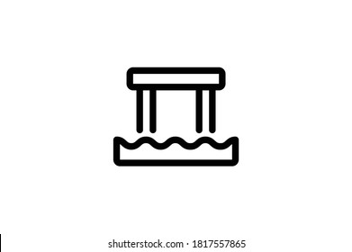 Water Park Icon - Swimming Pool