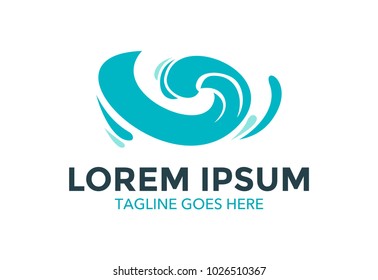 water park logo. splash. vector illustration