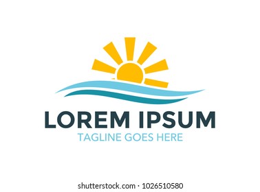 water park logo. splash. vector illustration