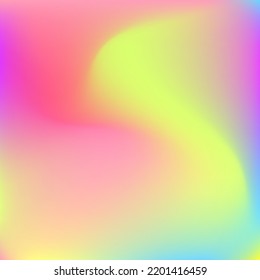 Water Pastel Happy Green Light Gradient Background. Fluid Multicolor Blurred Color Yellow Swirl Gradient Mesh. Dynamic Liquid Purple Rainbow Smooth Surface. Blue Wavy Neon Pink Curve Background.