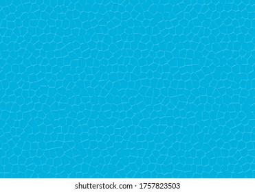Water pattern. Calm relaxing clear pool top level. Copy space surface water texture for background. Flat vector illustration for travel banners, cards, swimming pools and hotel advertisement materials