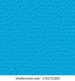 Patrón de agua. Tranquilo y despejado nivel superior de la piscina. Copiar la textura de agua superficial del espacio para el fondo. Ilustración vectorial plana para carteles de viaje, tarjetas, piscinas y materiales publicitarios de hoteles