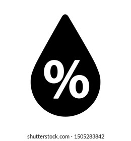 water percentage icon - From forecast, Climate and Meteorology icons, widget icons