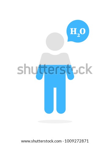 Similar – Image, Stock Photo water level Human being