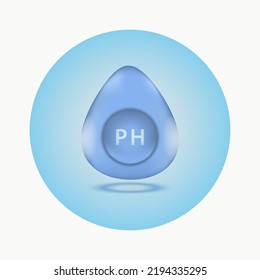 Aqua-PH-Symbol, Vektorgrafik