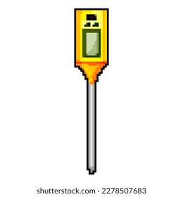 water ph meter game pixel art retro vector. bit cash water ph meter video arcade. old vintage illustration