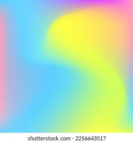 Water Pink Yellow Light Smooth Surface. Multicolor Curve Rainbow Green Dynamic Gradient Background. Pastel Fluid Color Neon Blurred Swirl Gradient Mesh. Liquid Purple Happy Wavy Blue Background.