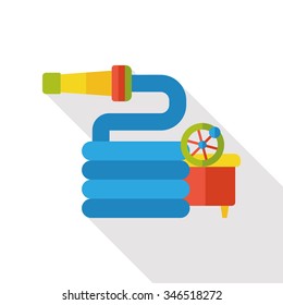 water pipe flat icon