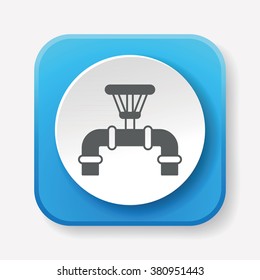 Water pipe icon