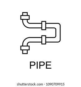 water pipe icon. Element of web icon for mobile concept and web apps. Detailed water pipe icon can be used for web and mobile. Premium icon on white background