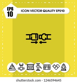 Water Pipe icon vector